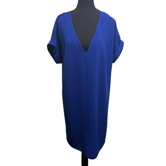 a new day Royal Blue V-Neck Midi Dress Size XL - Picture 8 of 8